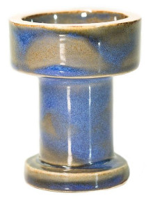 Чаша для кальяну Gusto Bowls Rook Glaze II Синьо-зелений - фото №1 Аромадим