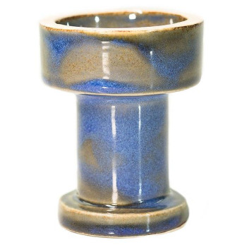 Чаша для кальяну Gusto Bowls Rook Glaze II Синьо-зелений - фото №1 Аромадим
