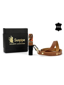 Персональний мундштук Sunpipe Premium Leather Brown - фото №1 