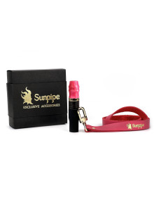 Персональний мундштук Sunpipe Premium Leather Pink - фото №1 