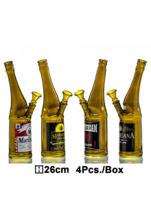 Бонг скляний Beer Bottle - H:26cm - фото №1 Аромадим