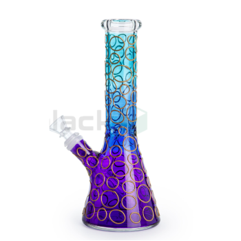 Стеклянный бонг Stained Glass Beaker - фото №1 Аромадым