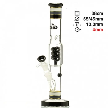 Бонг скляний Grace Glass Hammer Series H:38 ?:55/45mm SG:18.8mm - фото №1 Аромадым