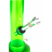Бонг акриловий MIX Green - H: 20.3 cm - D: 40 cm - фото №2 Аромадим