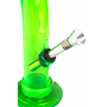 Бонг акриловий MIX Green - H: 26 cm - D: 40 cm