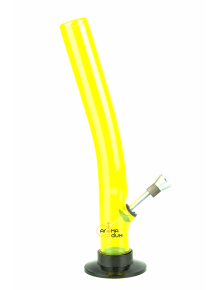 Акриловий бонг MIX Yellow H: 26 cm - D:40 cm - фото №1 Аромадим