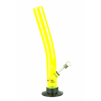 Акриловий бонг MIX Yellow H: 26 cm - D:40 cm - фото №1 Аромадим