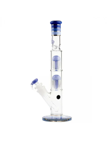 Бонг скляний Grace Glass Big Cane Blue H:41- Ø:29.5mm - SG:18.8mm - TH:5mm - фото №1 Аромадим