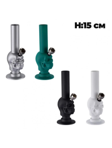 Бонг силіконовий C HIGH MINI SKULL BONG RUBBER 150 MM - фото №1 Аромадим