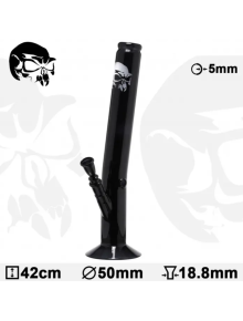 Бонг скляний Black Art | Glass Bong - H:42cm - D:50mm - Socket:18.8 - фото №1 Аромадим