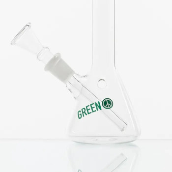 Бонг стеклянный Greenline H;18,5 cm-O:21mm SG:14.5mm
