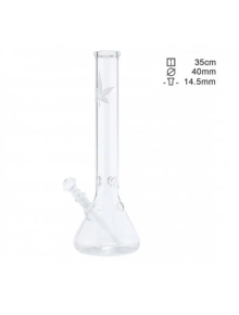 Бонг скляний Leaf Beaker H:35cm - Ø:40mm - SG:14.5mm - фото №1 Аромадим