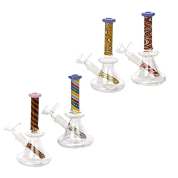 Бонг скляний Amsterdam Limited Edition Mixed Bubbler H:16 SG:14,5 d:25mm - фото №1 Аромадим