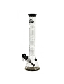 Бонг скляний Grace Glass Black Triple Tree-Arm Percolator H:40 SG:29.2/18.8mm d:50mm - фото №1 Аромадим