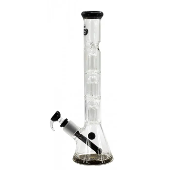 Бонг скляний Grace Glass Black Triple Tree-Arm Percolator H:40 SG:29.2/18.8mm d:50mm