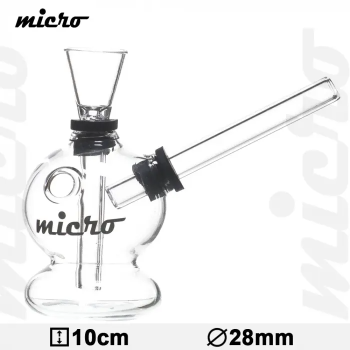 Бонг скляний Micro H:10cm - фото №1 Аромадим