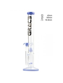 Бонг скляний Grace Glass Limited Edition Straight Blue - фото №1 Аромадим