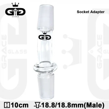 Адаптер Grace Glass I Socket Male SG:18.8mm to SG:18.8mm - фото №1 Аромадым
