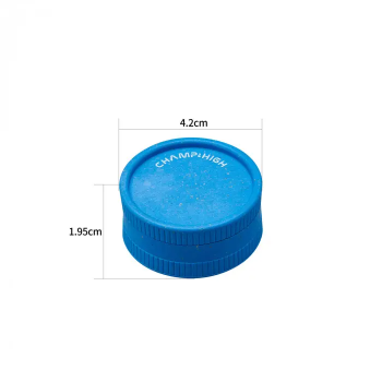 Гріндер пластиковий Champ HEMP PLASTIC GRINDER 42mm 2 LAYERS-DL24