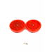 Гриндер акриловий «FOOTBALL» Red - D:56 mm - фото №2 Аромадим