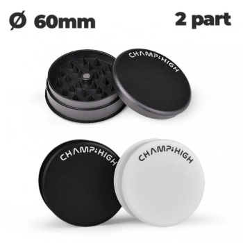 Гриндер пластиковый матовый CHAMP HIGH PLASTIC GRINDER MAT D:60 mm - фото №1 Аромадым