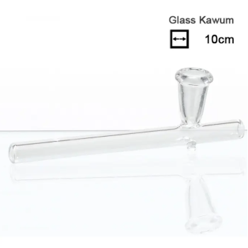 Трубка скляна KAWUM, 10cm - фото №1 Аромадим