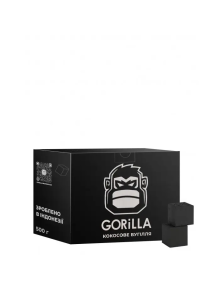 Уголь кокосовый для кальяна Gorilla 2.5х2.5 - 0,5кг - фото №1 Аромадым