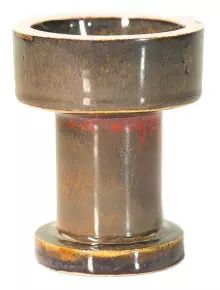 Чаша для кальяну Gusto Bowls Rook Glaze II Червоно-зелений - фото №1 Аромадим
