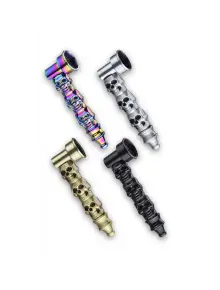 Металлическая трубка CHAMP HIGH SKULL METAL PIPE 8 CM - фото №1 Аромадым