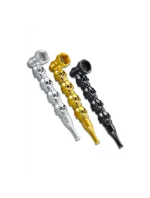 Металлическая трубка Champ CHH SKULL METAL PIPE 12.4 CM DL-12 - фото №1 Аромадым