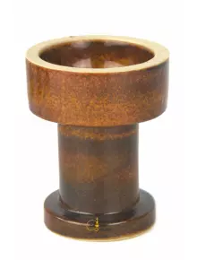 Чаша для кальяну Gusto Bowls Rook Glaze Brown 2 - фото №1 Аромадим
