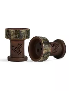 Чаша для кальяну Gusto Bowls Rook Brown Flow - фото №1 Аромадим