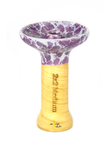 Чаша для кальяна 2x2Hookah Medium Purple - фото №1 Аромадым