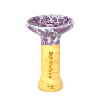 Чаша для кальяна 2x2Hookah Medium Purple - фото №1 Аромадым