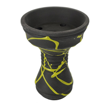 Чаша для кальяну Gusto Bowls Killa Bowl Black-Yellow