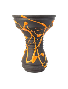 Чаша для кальяну Gusto Bowls Killa Bowl Black-Orange - фото №1 