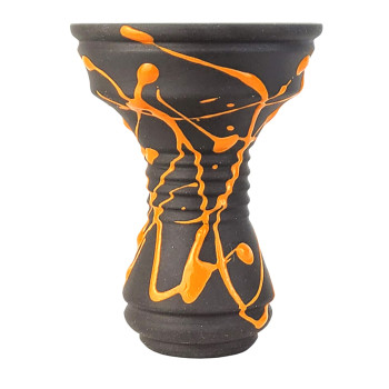 Чаша для кальяну Gusto Bowls Killa Bowl Black-Orange - фото №1 Аромадим