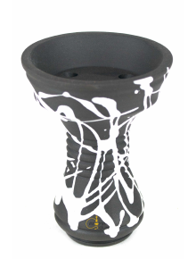Чаша для кальяну Gusto Bowls Killa Bowl Black-White - фото №1 