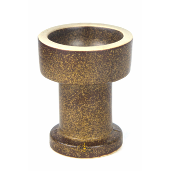 Чаша для кальяну Gusto Bowls Rook Glaze II Жовто-коричневий - фото №1 Аромадим