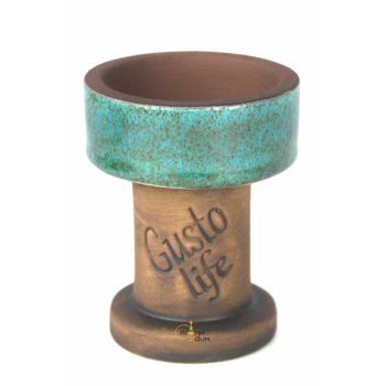 Чаша для кальяна Gusto Bowls Rook Green 2 - фото №1 Аромадым