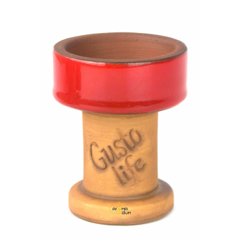 Чаша для кальяну Gusto Bowls Rook Червоний - фото №1 Аромадим