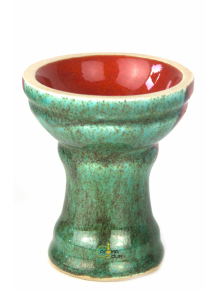 Чаша для кальяна Gusto Bowls Turkish 2.0 Glaze Green-Red - фото №1 