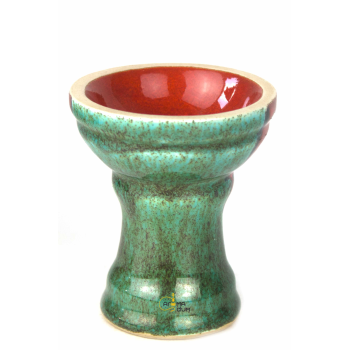 Чаша для кальяна Gusto Bowls Turkish 2.0 Glaze Green-Red - фото №1 Аромадым
