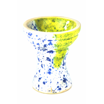 Чаша для кальяну Gusto Bowls Turkish 2.0 Glaze White-Green - фото №1 Аромадим