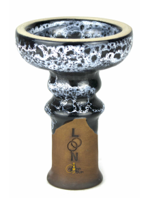Чаша для кальяну Loona Meteor (чорно-білий) - фото №1 