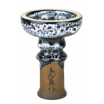 Чаша для кальяну Loona Meteor (чорно-білий) - фото №1 Аромадим