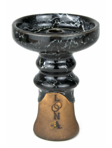 Чаша для кальяна Loona Crater (черно-белый) - фото №1 Аромадым