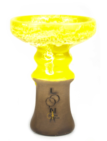 Чаша для кальяна Loona Crater (желтый) - фото №1 