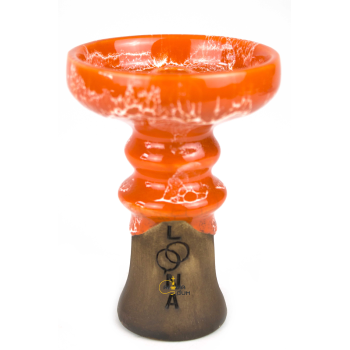 Чаша для кальяна Loona Crater (оранжевый) - фото №1 Аромадым