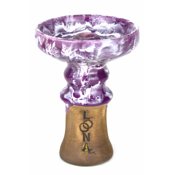 Чаша для кальяну Loona Crater (фіолетовий) - фото №1 Аромадим